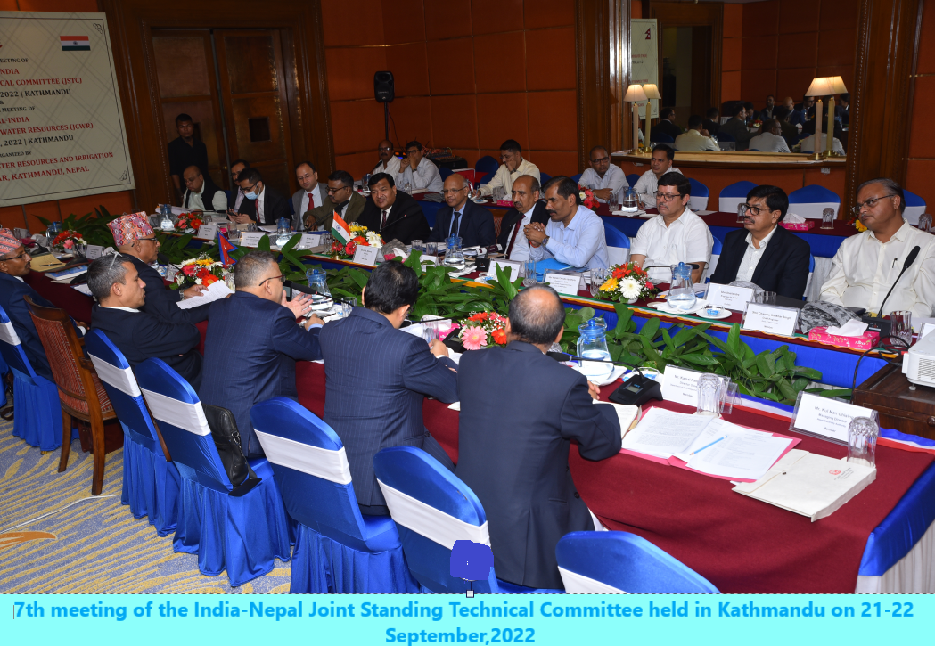  7th meeting of the India-Nepal Joint Standing Technical Committee held in Kathmandu on 21-22 September, 2022